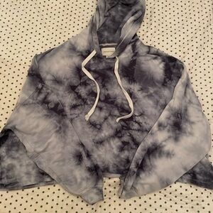 American Eagle tie-dye cropped sweatshirt